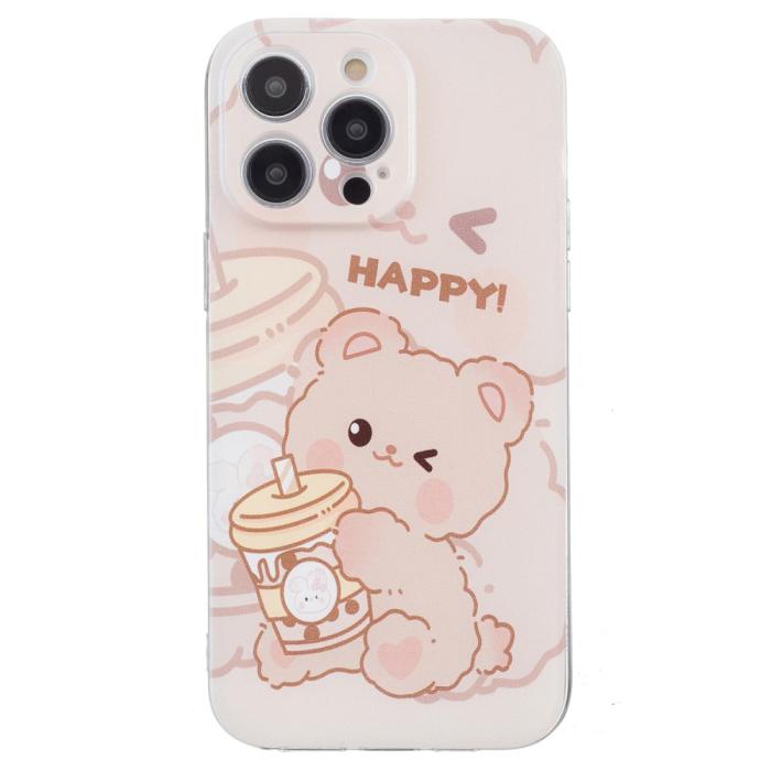 Bild 2,  iPhone 16 Pro Skal TPU Teddy Björn