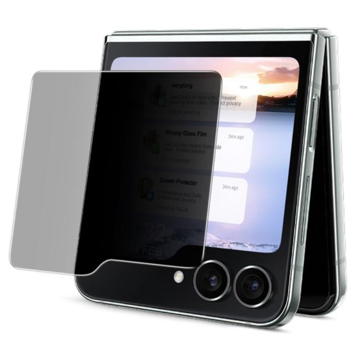 Bild 3, IMAK IMAK Galaxy Z Flip 6 / 7 FE Särmskydd Härdat Glas Privacy