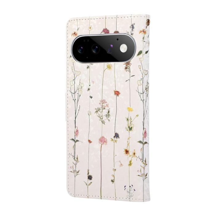Bild 6,  Google Pixel 11/11 Pro Fodral Med Tryck Blommor Vit