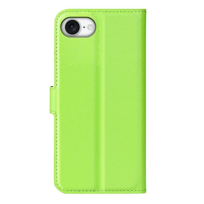 Bild 6,  iPhone 17e / 16e Fodral Litchi Läder Grön