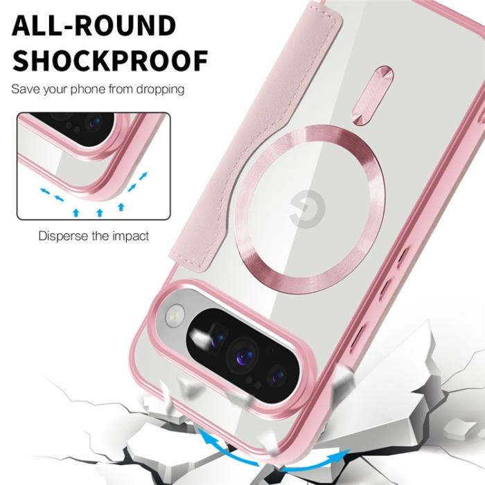 Bild 6,  Google Pixel 10 / 10 Pro Fodral MagSafe Rhombus Rosa