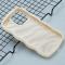  iPhone 15 Pro Max Mobilskal Wavy Textur Beige