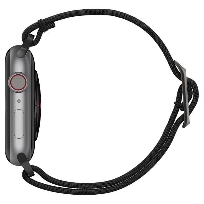 Bild 4, Spigen Spigen Apple Watch 42/44/45/46/49 mm Armband Fit Lite Svart