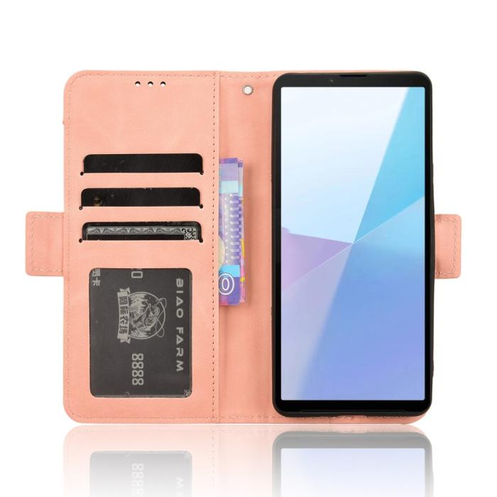 Bild 3,  Sony Xperia 10 VI Fodral Med Avtagbart Kortfodral Rosa