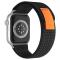 ColorPop Apple Watch 42/44/45/46/49 mm Armband Nylon Trail Loop Svart
