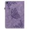  Samsung Galaxy Tab A11 / A9 Fodral Butterfly Flower Lila