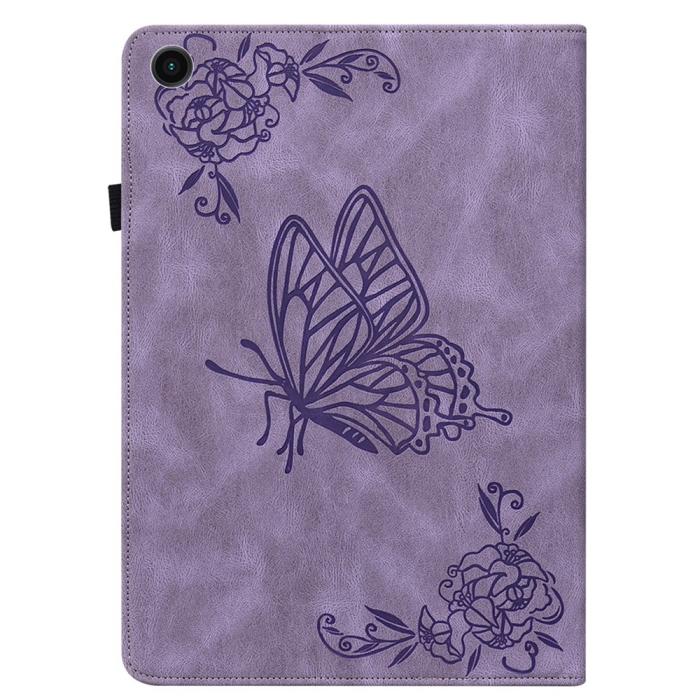 Bild 5,  Samsung Galaxy Tab A11 / A9 Fodral Butterfly Flower Lila