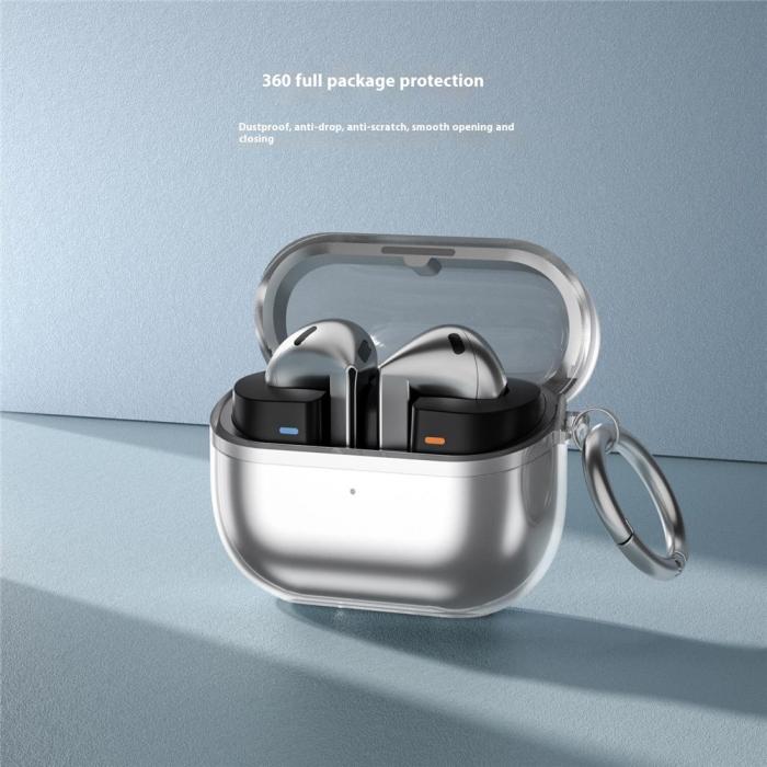 Bild 2,  Samsung Galaxy Buds 3/3 Pro Skal Karbinhake TPU Blå