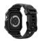 Spigen Spigen Apple Watch 11/10 42 mm Skal/Armband Rugged Armor Svart