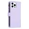  iPhone 15 Pro Fodral 9-Kort Multifunktionell Ljus Lila