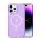  iPhone 15 Pro Skal MagSafe Glitter Hybrid Lila