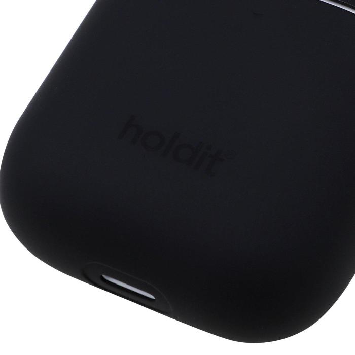 Bild 4, holdit holdit Silikonfodral AirPods Nygård - Svart