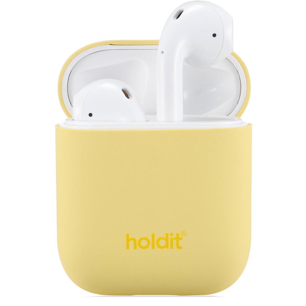 holdit holdit Silikonfodral AirPods Nygård Gul