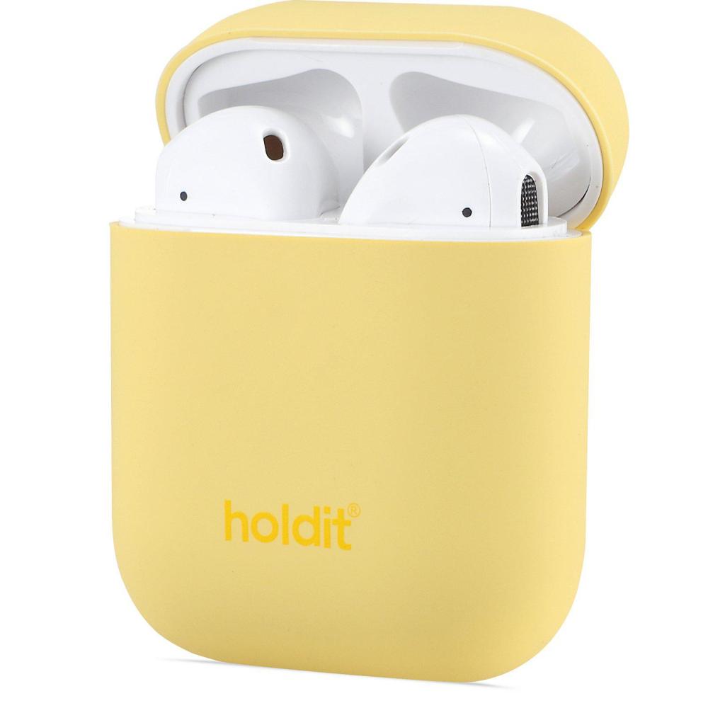 holdit holdit Silikonfodral AirPods Nygård Gul