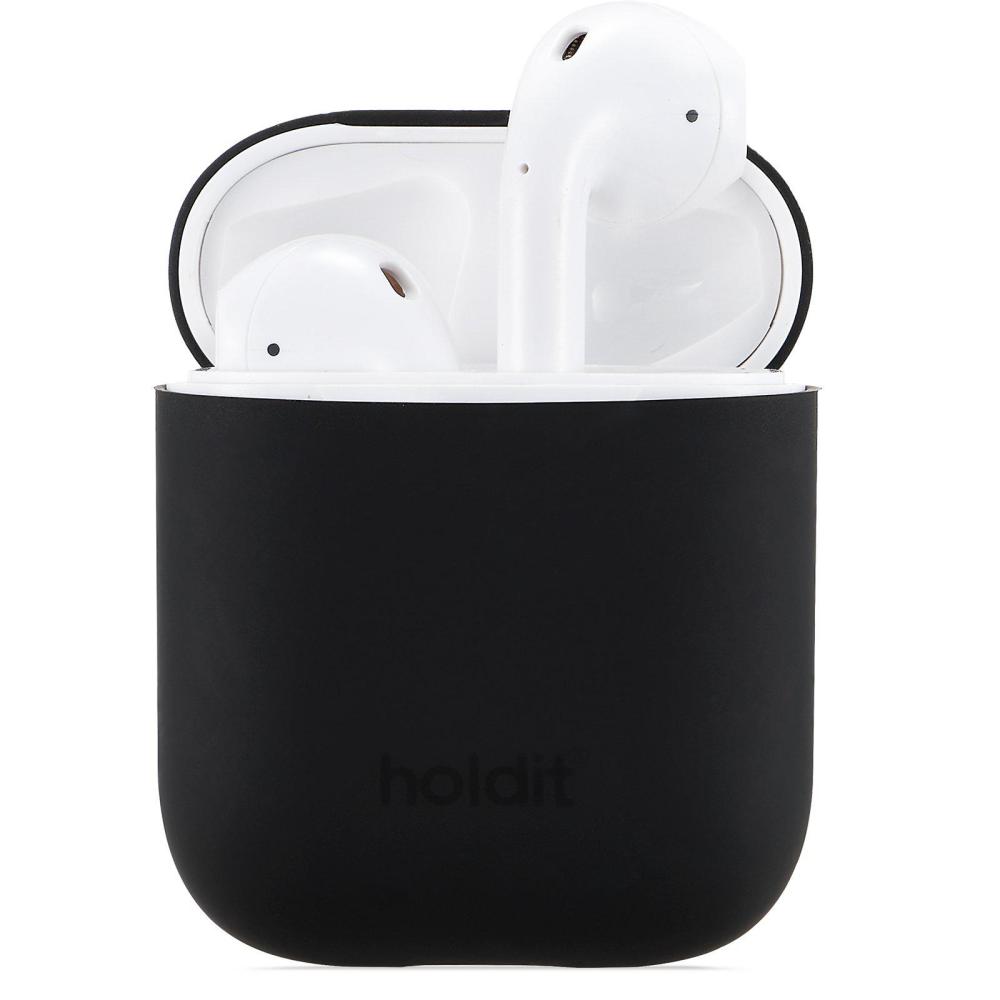 holdit holdit Silikonfodral AirPods Nygård - Svart
