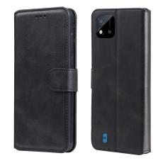  Realme C21 - Solid L&auml;der Fodral - Svart