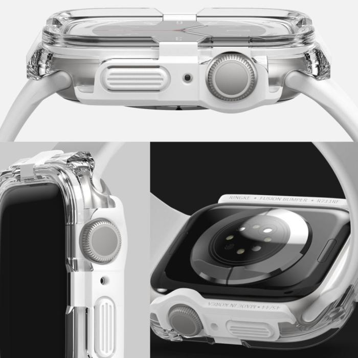 Bild 3, Ringke Ringke Apple Watch 44/45 mm Skal Fusion Bumper Vit