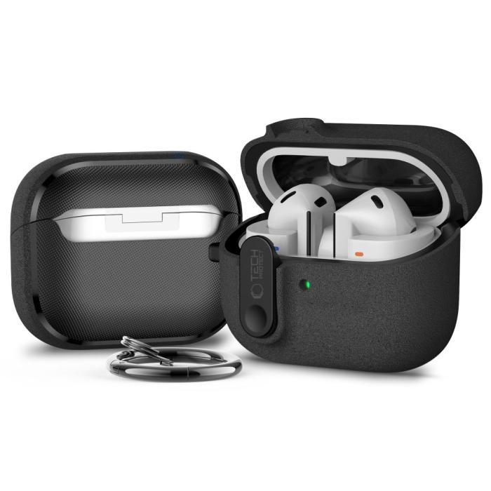 Bild 2, Tech-Protect Tech-Protect Galaxy Buds 3/3 Pro/3 FE Skal Slim Hook Svart