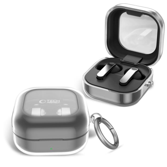 Bild 5, Tech-Protect Tech-Protect Galaxy Buds 4 / 4 Pro Skal FlexAir Transparent