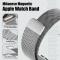  Apple Watch 42/44/45/46/49 mm Armband Milanese Silver