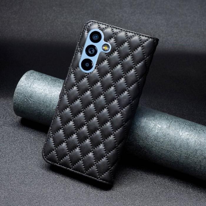 Bild 5,  Samsung Galaxy A54 5G Fodral Diamond Läder Svart