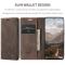 CASEME CASEME Xiaomi 15T Fodral Flip Retro Läder Brun