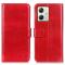  Motorola Moto G54 5G Fodral Crazy Horse Läder Röd