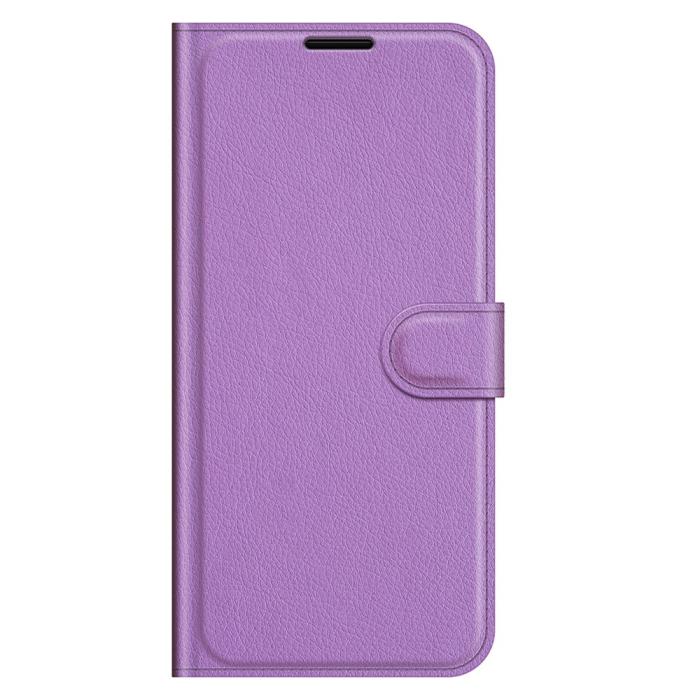 Bild 2,  Samsung Galaxy A03s Fodral Litchi Läder Lila