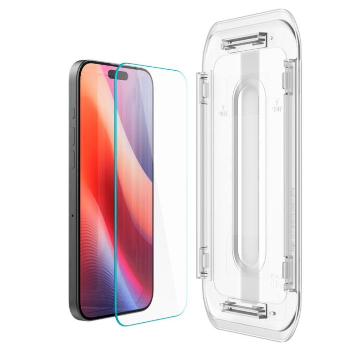 Bild 3, Spigen Spigen iPhone 16 Pro Max 2-PACK GLAS.tR 
