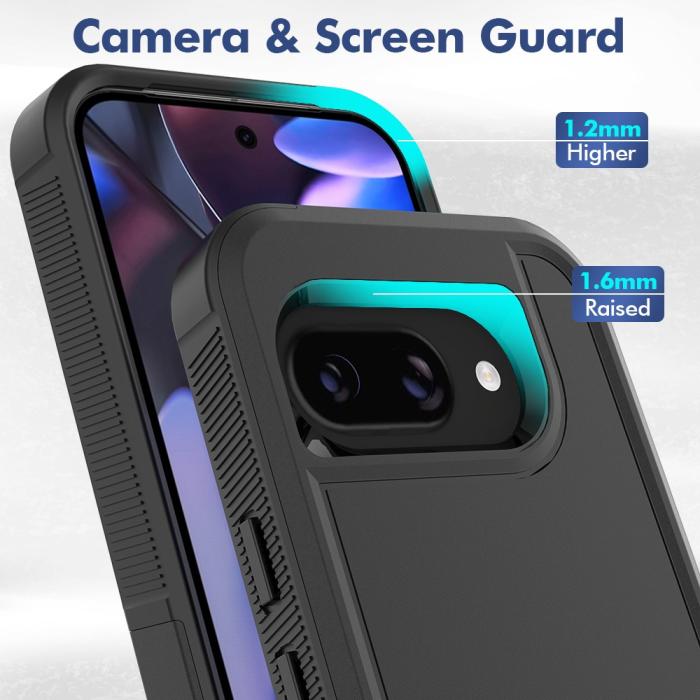 Bild 3,  Google Pixel 9a Skal Extreme Shockproof Hybrid Svart
