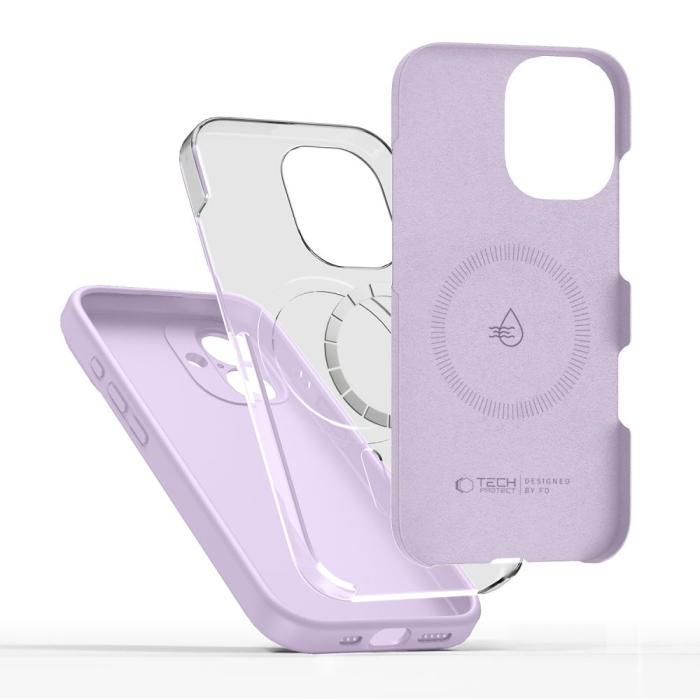 Bild 2, Tech-Protect Tech-Protect iPhone 17 Skal MagSafe Silicone Mauve