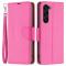  Samsung Galaxy S23 Plus Fodral Litchi Shark Rosa