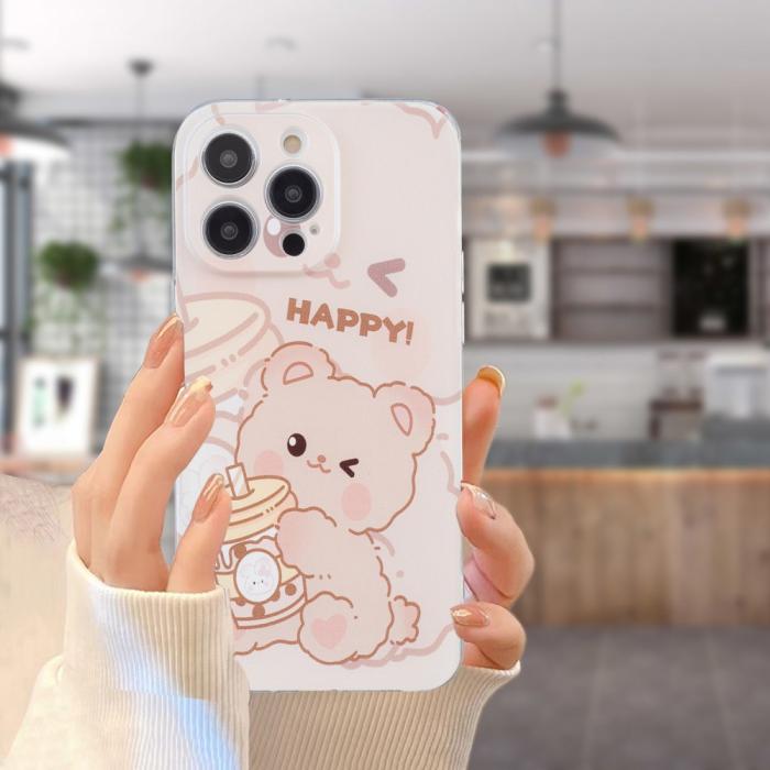 Bild 5,  iPhone 16 Pro Skal TPU Teddy Björn