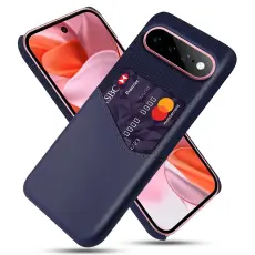  Google Pixel 11 / 11 Pro Skal PU L&auml;der Med Korth&aring;llare Bl&aring;