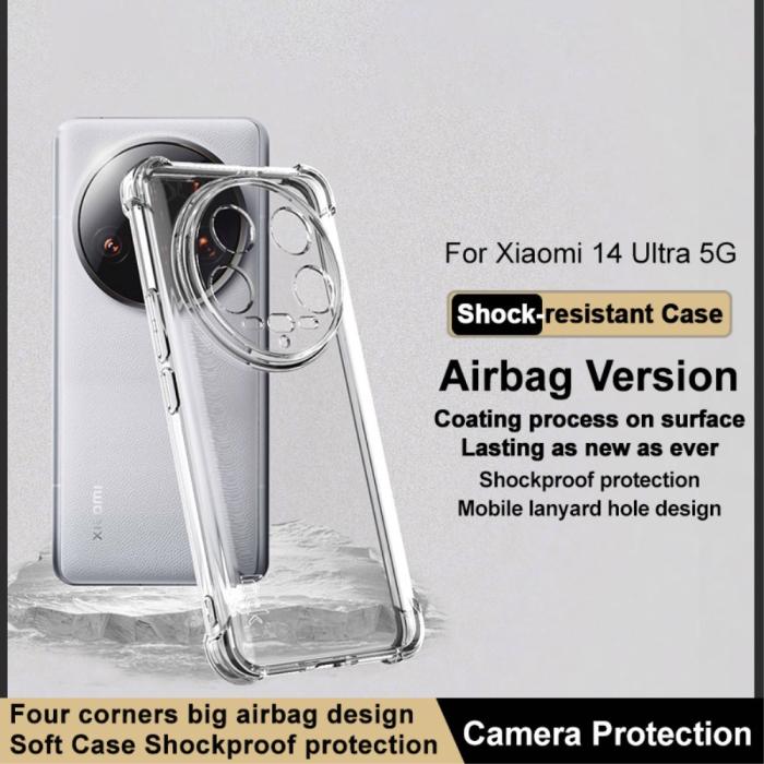 Bild 2, IMAK IMAK Xiaomi 14 Ultra Skal TPU AirBag Transparent