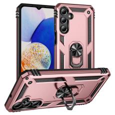  Samsung Galaxy A16 Skal Shockproof Hybrid Ring Ros&eacute;guld