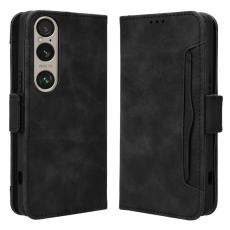  Sony Xperia 1 VI Fodral Med Avtagbart Kortfodral Svart