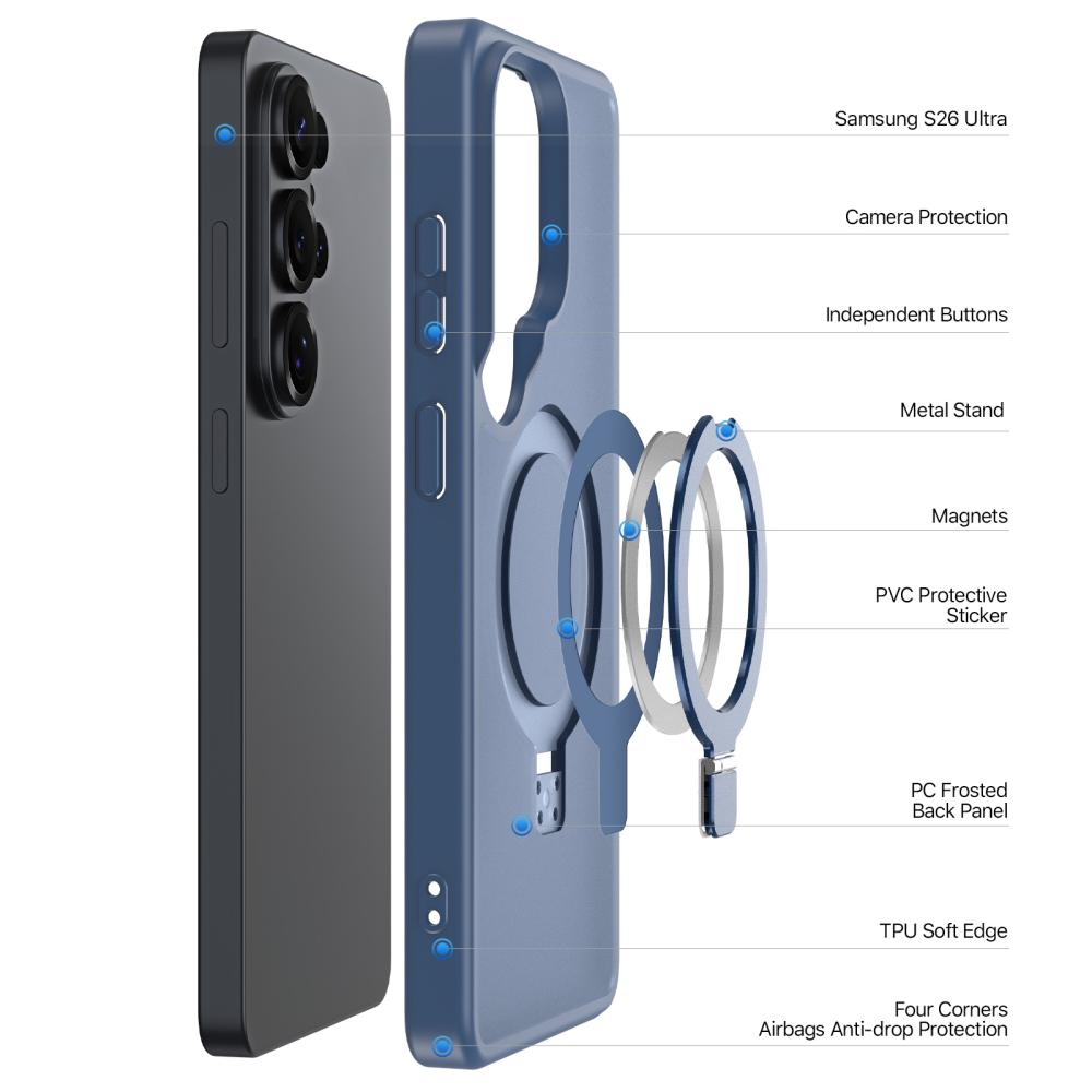 DUX DUCIS DUX DUCIS Galaxy S26 Ultra Skal MagSafe Kickstand Yind Series