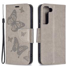  Samsung Galaxy S22 Plus Fodral Tryckt Fj&auml;ril Gr&aring;