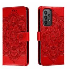  Samsung Galaxy A24 5G Fodral Mandala L&auml;der R&ouml;d