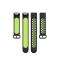  Fitbit Charge 4/3 Silikon Träningsarmband Svart/Fluorescent Grön