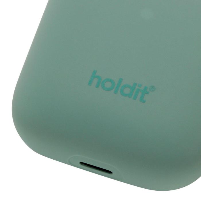 Bild 3, holdit holdit Silikonfodral AirPods Nygård - Moss Green