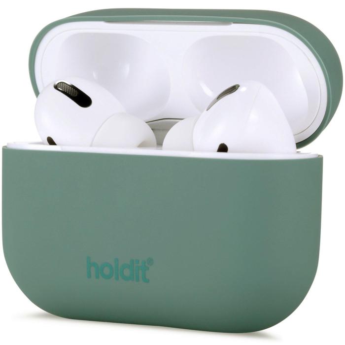 Bild 2, holdit holdit Silikonfodral AirPods Pro Nygård - Moss Green