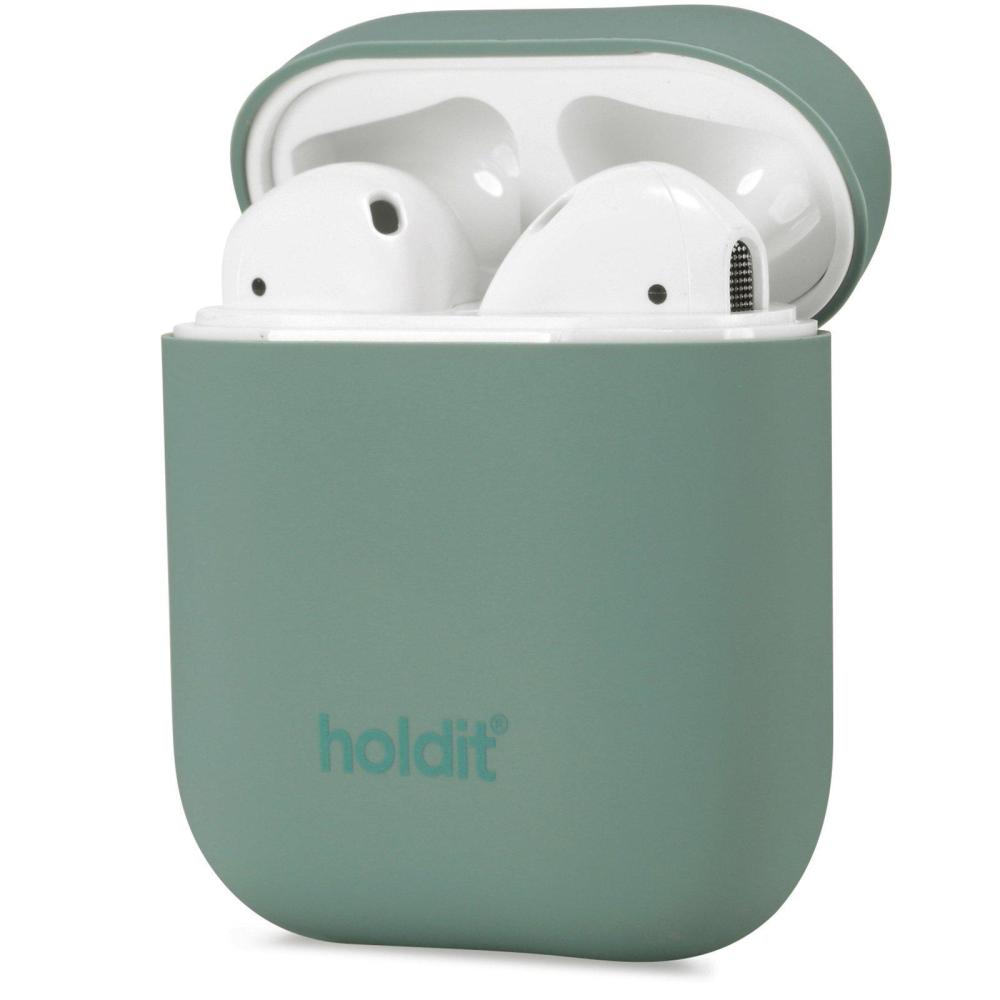 holdit holdit Silikonfodral AirPods Nygård - Moss Green