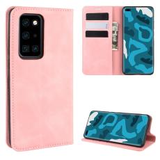  Huawei P40 Pro - Silkeslent Pl&aring;nboksfodral - Ljus Rosa