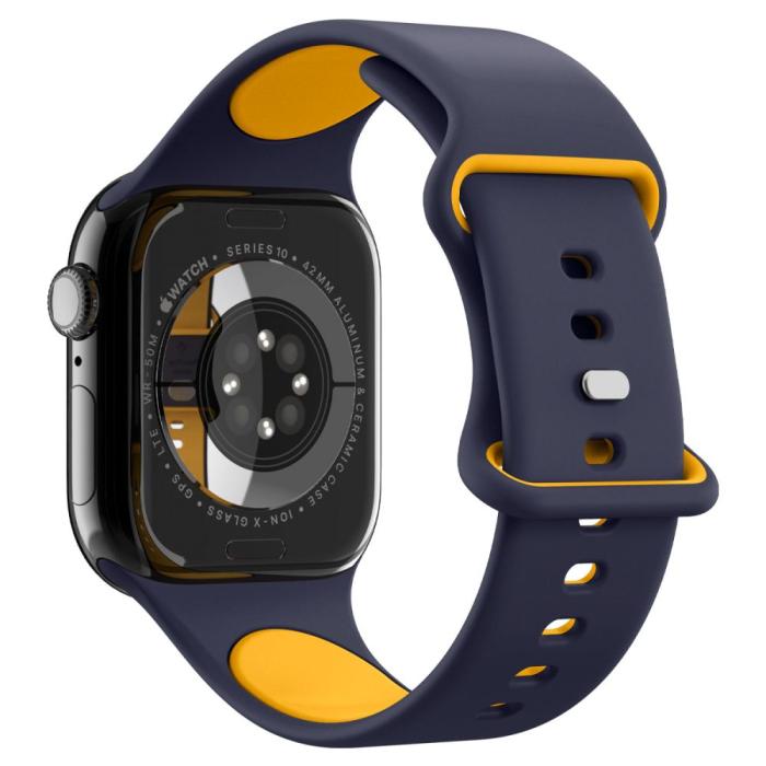 Bild 5, Spigen Spigen Apple Watch 42/41/40/38 mm Armband Nano Pop Blueberry Navy