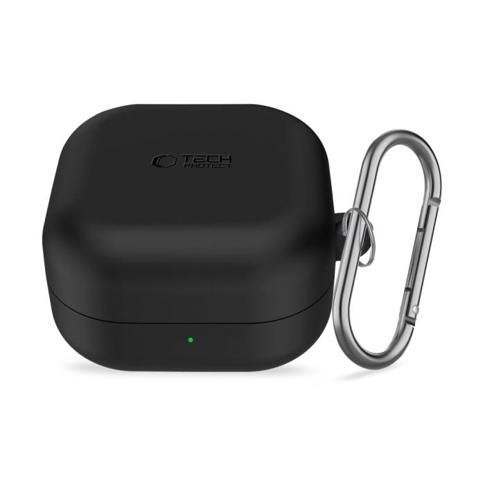 Bild 4, Tech-Protect Tech-Protect Galaxy Buds 4 / 4 Pro Skal Silikon Hook Svart