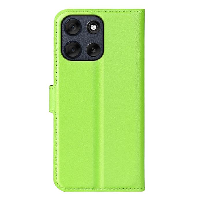 Bild 3,  Motorola Moto G56 5G Fodral Litchi Läder Grön