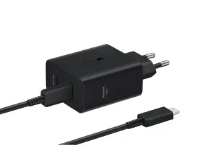 Samsung Samsung Original 50W 2x USB-C Laddare EP-T5020 Inkl. 1.8m USB-C Kabel Svart