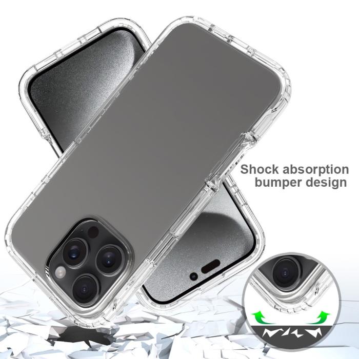 Bild 5,  iPhone 16 Pro Max Skal 360 Hybrid Transparent